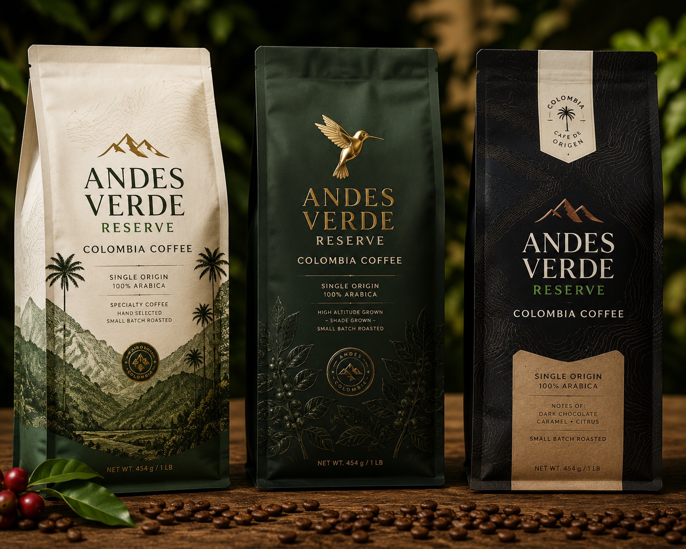 Andes Verde Reserve retail lineup